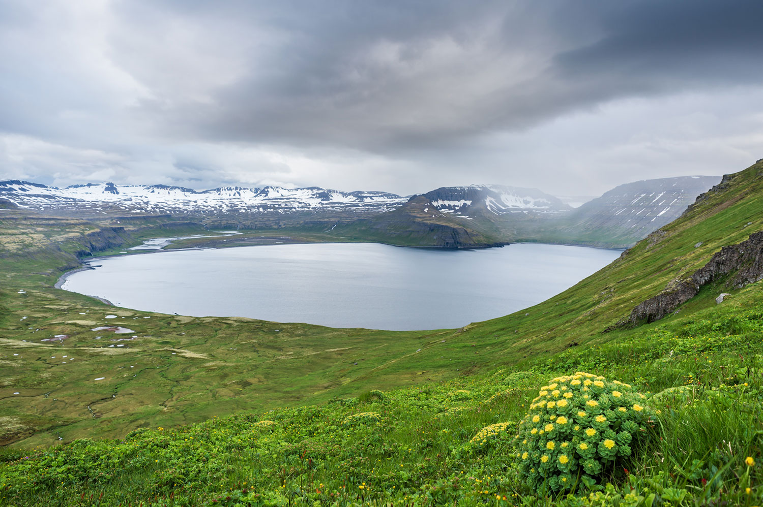 La baie de Hornvik à Hornstrandir