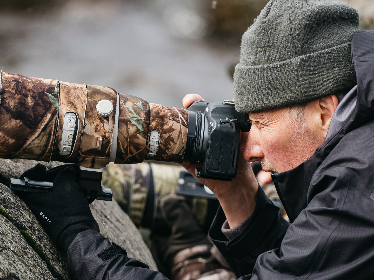 Wlidlife photographer in Iceland