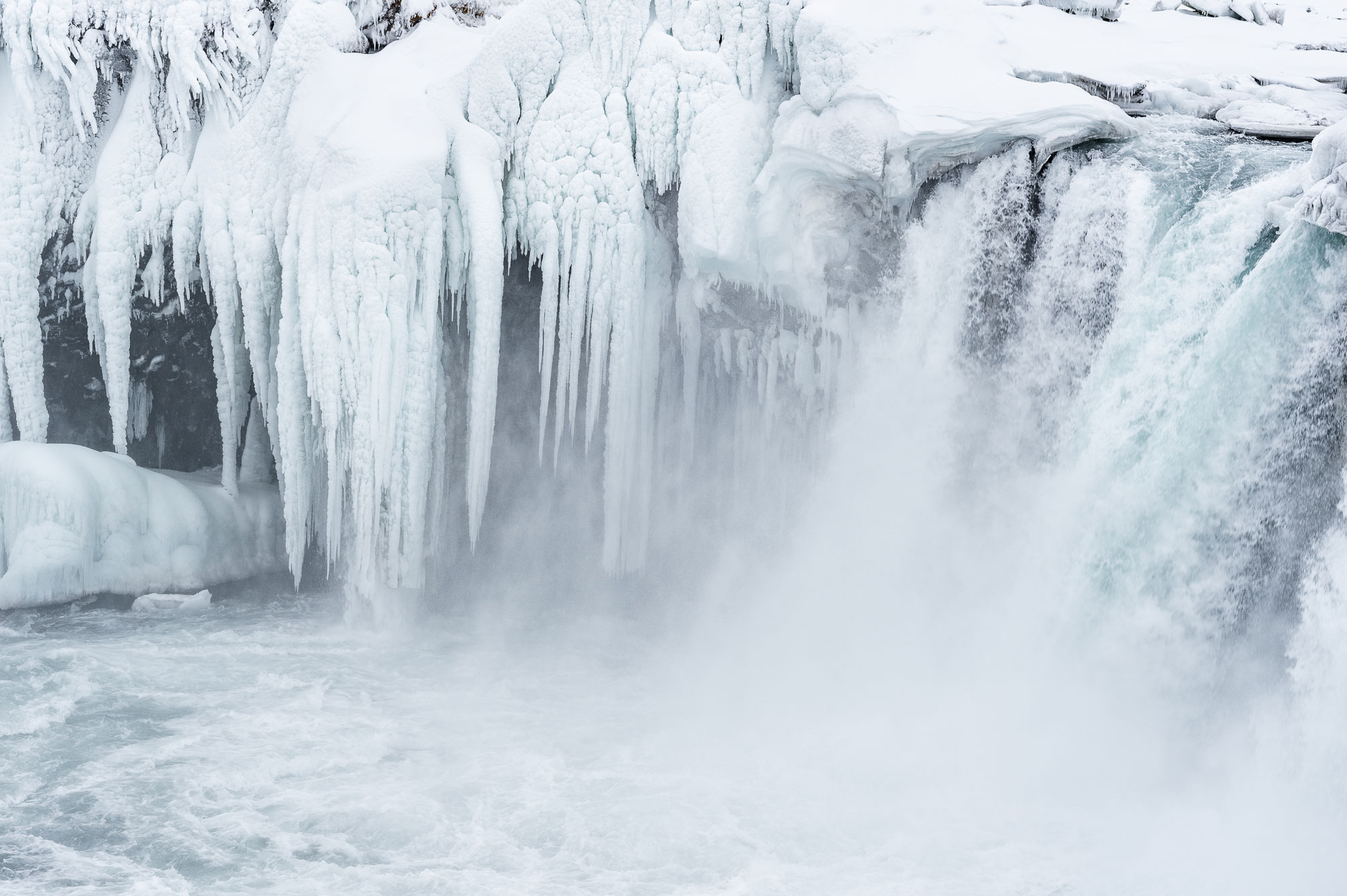 Goðafoss Waterfall on the Iceland ring road