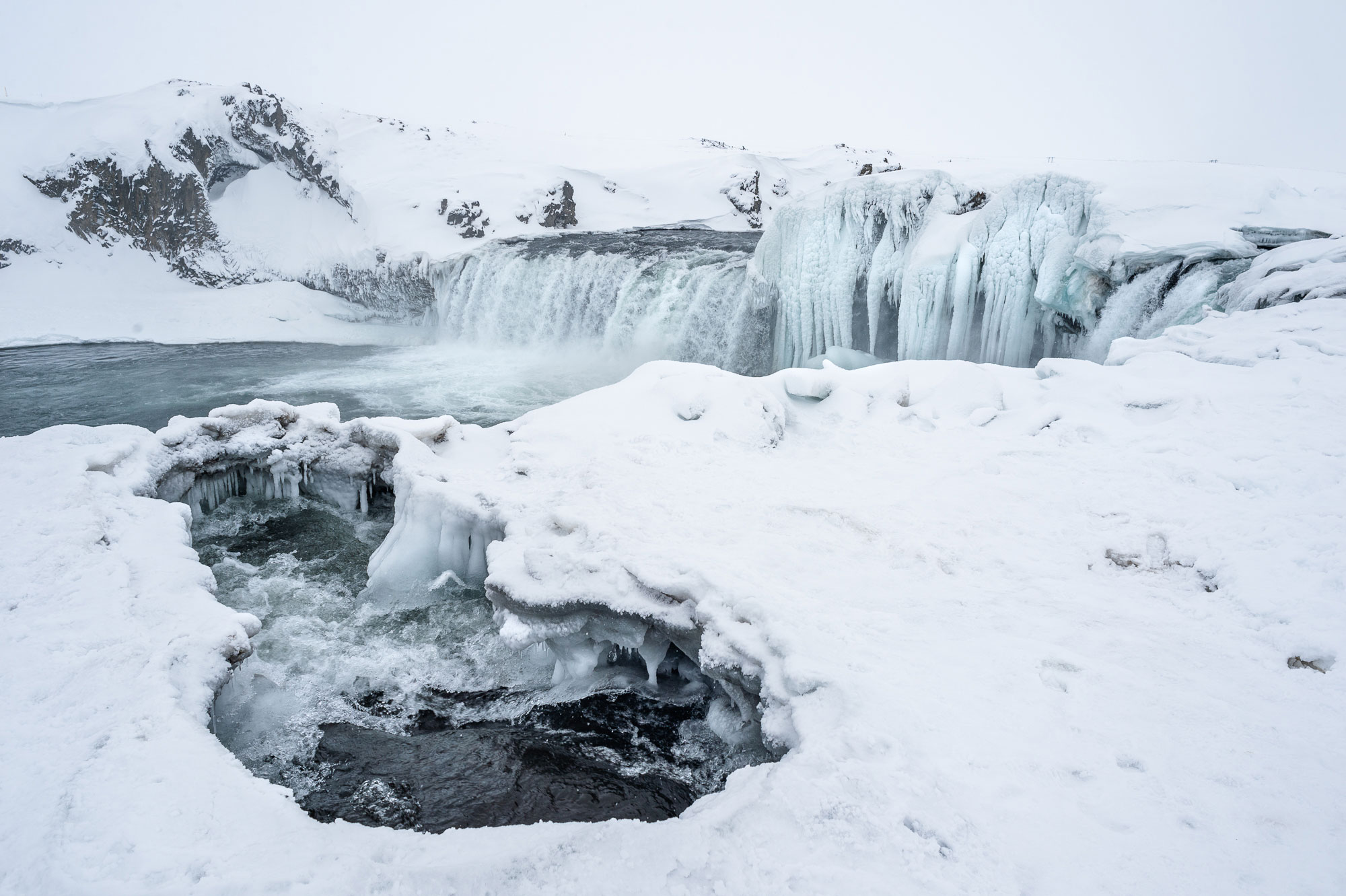 Goðafoss Waterfall on the Ring Road in Iceland