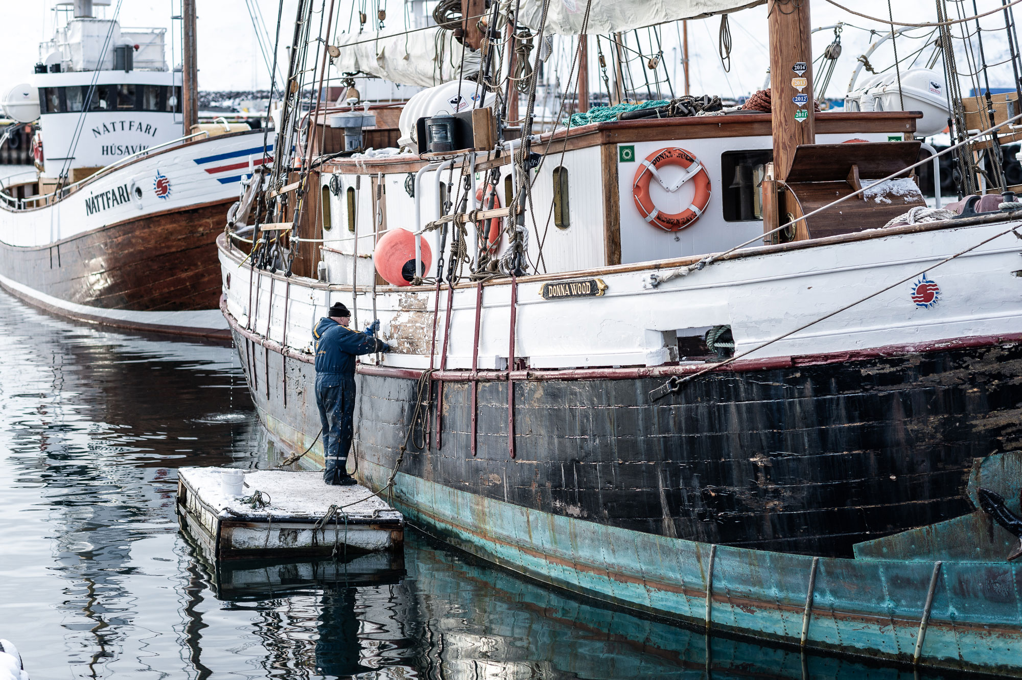 The harbour at Húsavík