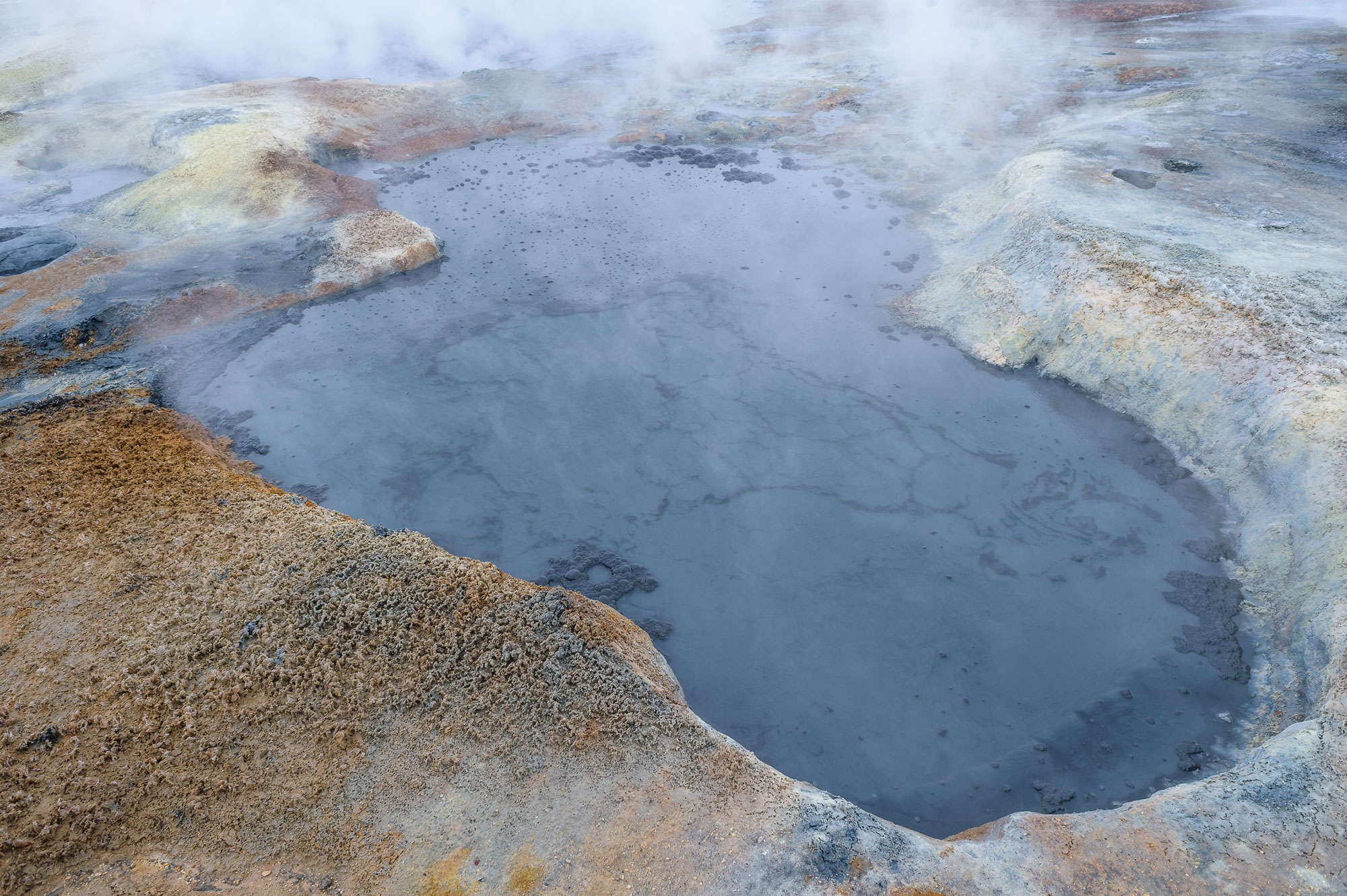 Seltún on the Reykjanes Peninsula in Iceland