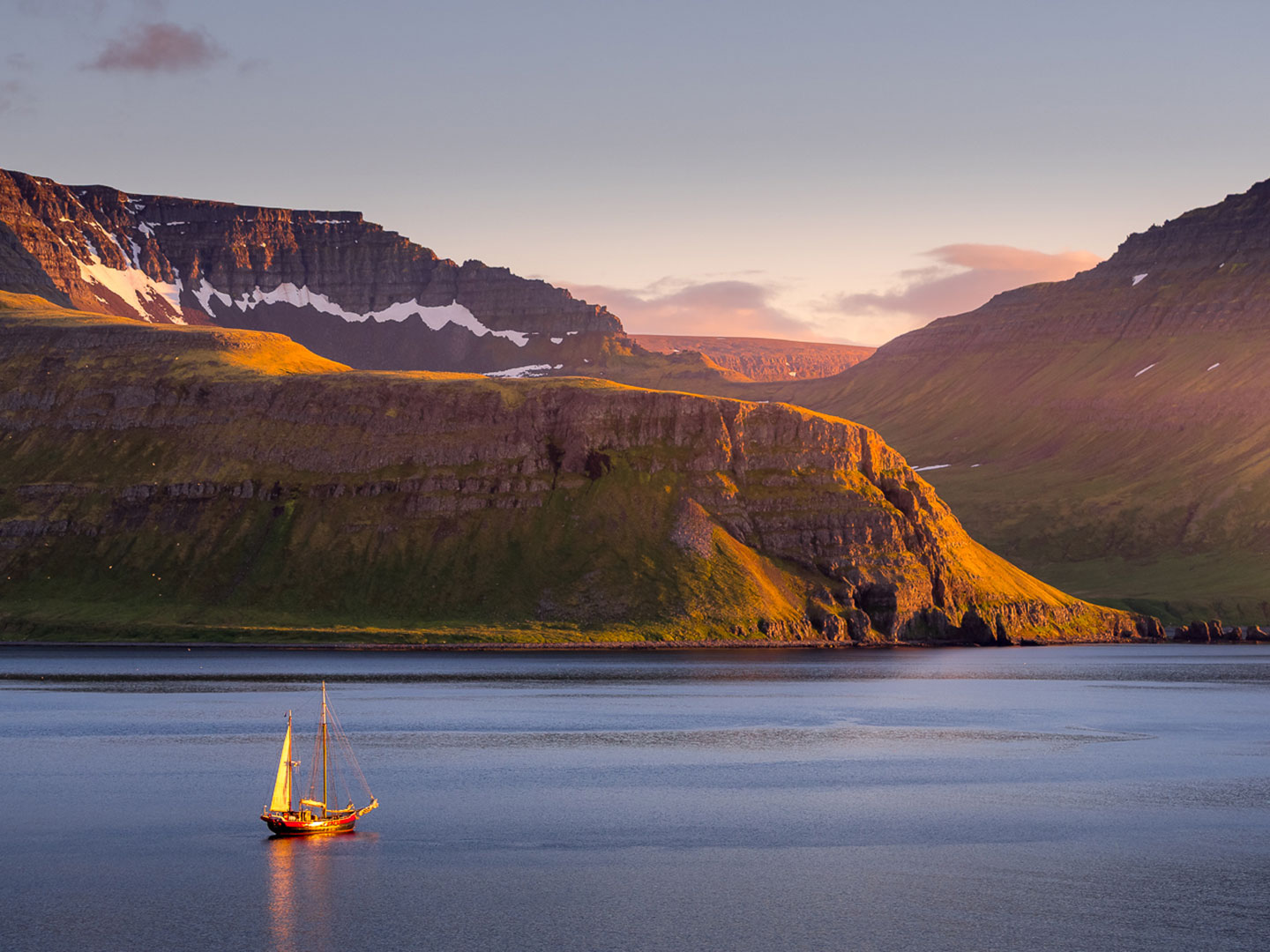 La baie de Hornvik